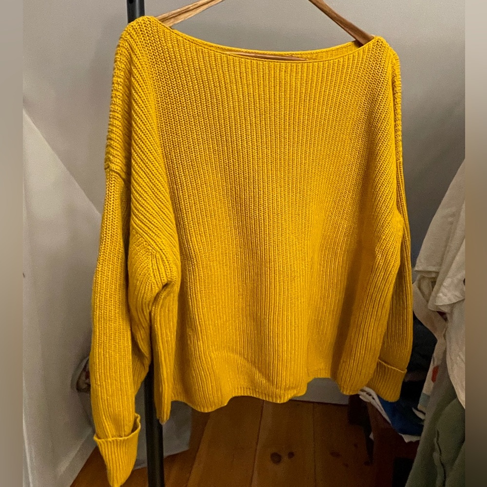 Cotton Boatneck Sweater